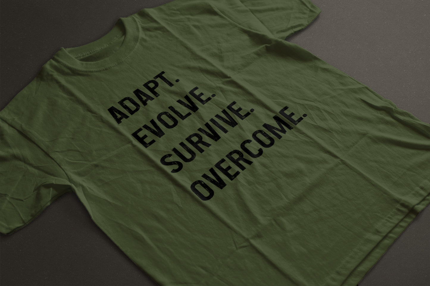 Adapt. Evolve. Survive. Overcome. T-Shirt