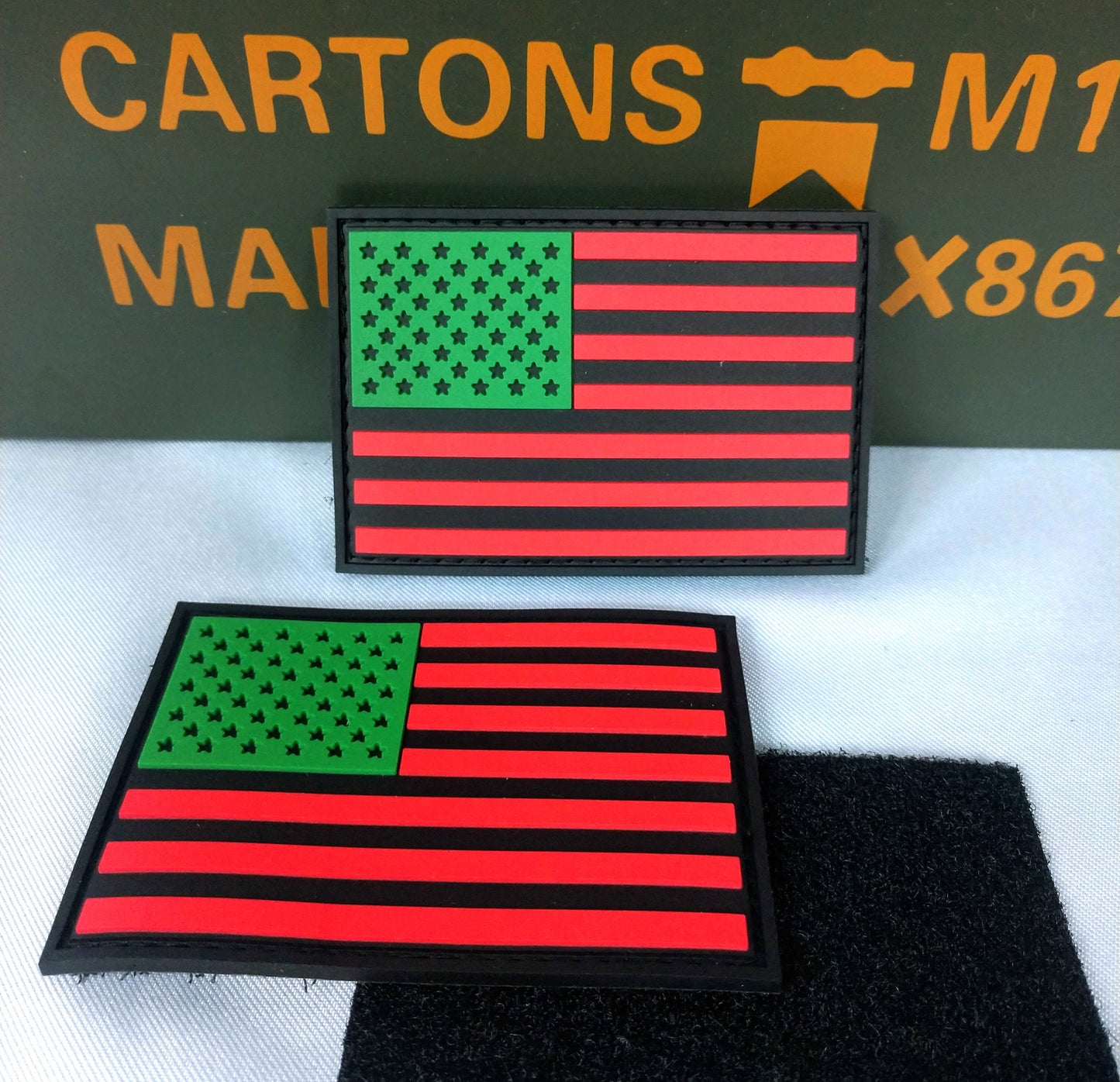 African American Flag Patch