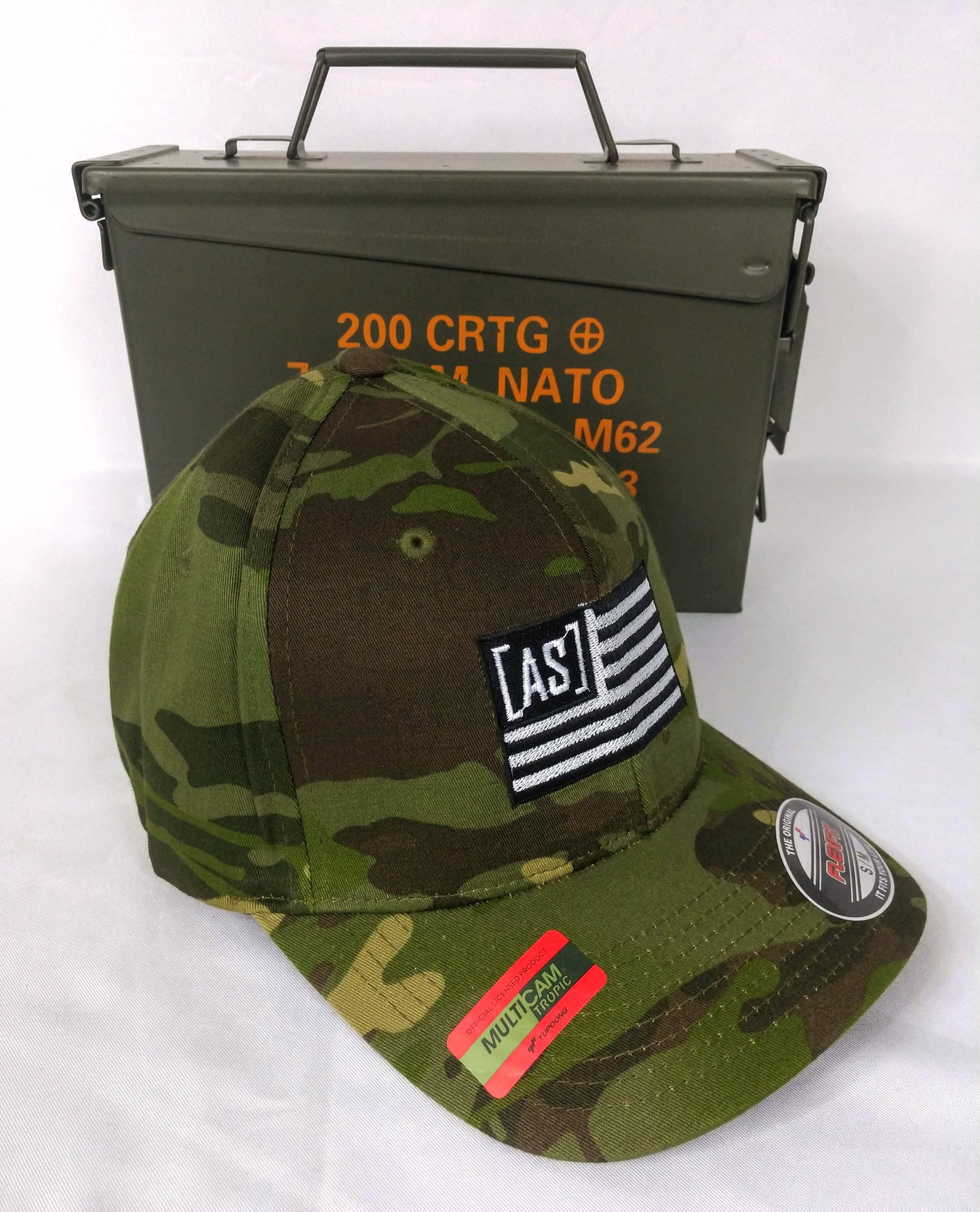 All Stripes Apparel Co.  Multicam Tropic Flexfit Hat