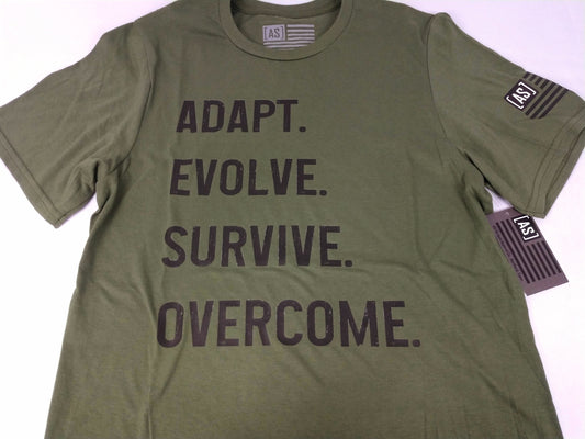 Adapt. Evolve. Survive. Overcome. T-Shirt