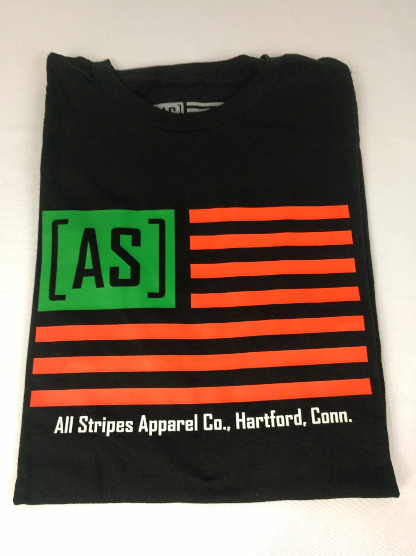 All Stripes Apparel Co. Red, Black and Green